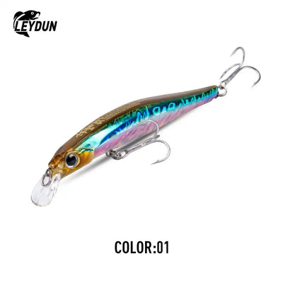 LEYDUN Artist FR Silence Sinking Minnow Fishing Lures 80mm 105mm Jerkbaits Good Action Wobblers High Quality Hard Baits Sea Bass - - Cast N Go