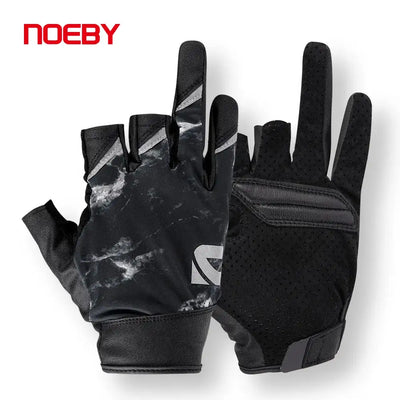 Noeby Half-Finger Fishing Gloves UPF50+ – Anti-Slip Sun Protection - Fishing Accessories - Cast N Go