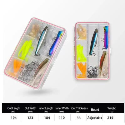 HISTAR Double-Sided Fishing Tackle Box