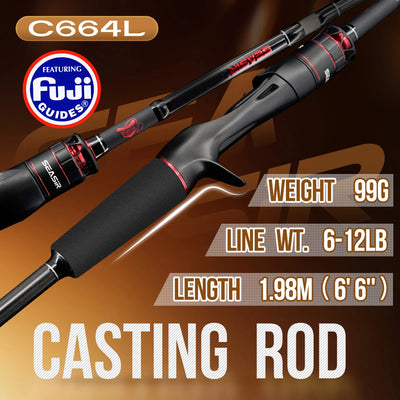 SEASIR Salminus XF Travel Lure Rod – 40T Carbon | FUJI O Guides | 4-Piece | 50cm Packed | Spinning & Casting | L to MH