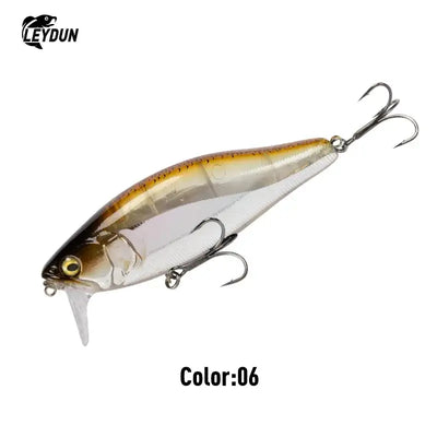 LEYDUN Hot JACK Minnow Fishing Lures 107.7mm 30g Floating Swimming High Quality Hard Baits Noise System Wobblers For Bass Pike - - Cast N Go
