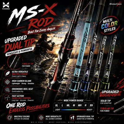 HISTAR MS-XII Two-Tip Carbon Fishing Rod