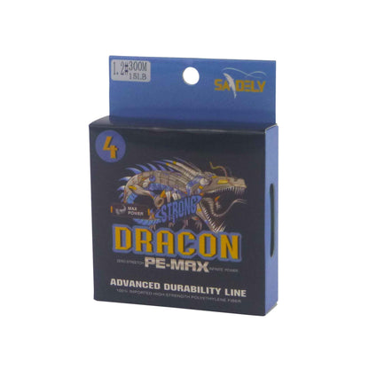 Samdely Dracon X4 Braid – Dark Green 8lb (#0.6) 300m Spool | 4-Strand PE Line