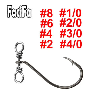 Bass drop shot hook, dark metal J-hook with round eyelet and spring clip