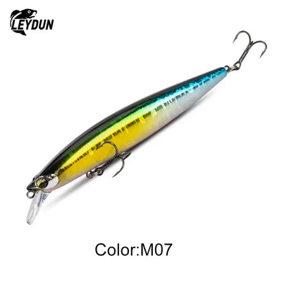 LEYDUN Floating Sea Bass Fishing Lures Baits 130mm 20g Minnow Lures with Flash Blade Hard Lure Good Action Wobblers Tackle Pike -  - Cast N Go