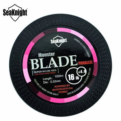 SeaKnight BLADE Nylon Monofilament Line – Japan Material | 1000m | 6–35lb | Black White Blue
