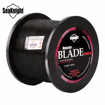 SeaKnight BLADE Nylon Monofilament Line – Japan Material | 1000m | 6–35lb | Black White Blue
