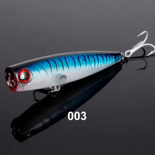 Noeby 105mm 24g Topwater Popper Fishing Lures Wobblers Long Casting Artificial Hard Baits Saltwater Freshwater Fishing Lures -  - Cast N Go