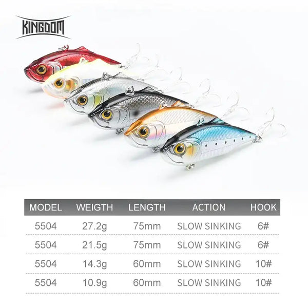 Fishing lure set, silver and red minnow with treble hooks and front eyelets