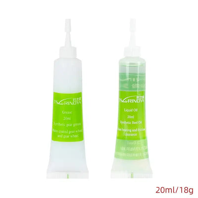 Tsurinoya liquid grease and synthetic reel oil, 20ml tubes with nozzles