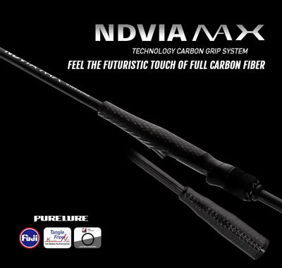 Purelure NDVIA MAX Ajing & Eging Rod – Tubular Tip | Spinning & Casting | 6'0" to 8'6"