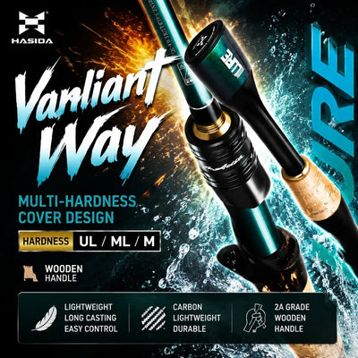 HISTAR Valiant Way Carbon Lure Fishing Rod