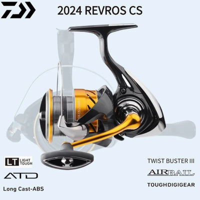 Daiwa Revros CS LT Spinning Reel (2024) – LT Platform | Size 1000 to 6000 | Freshwater Inshore