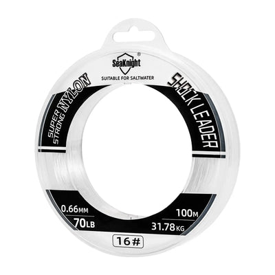 SeaKnight Shilkleader spool, 0.66 mm, 70 lb, 100 m, black-and-white blister