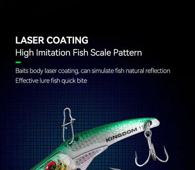 Kingdom 4008 Metal VIB Fishing Lure | 7.5g 11g 15g 19g