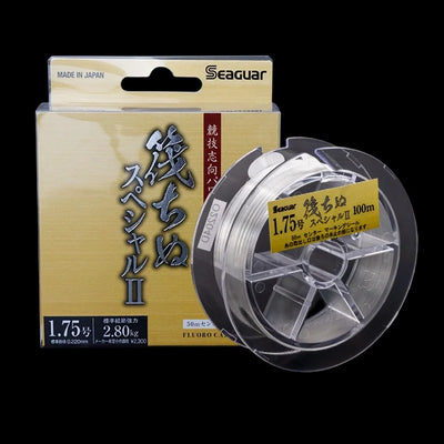 Seaguar Competition Raft Fishing Line II – 100% Fluorocarbon Leader 100m | Size #1.0 to #3.0 | Made in Japan