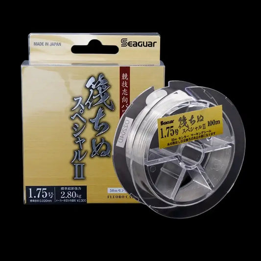 Seaguar fluorocarbon leader line on blister card, size 1.75, 100m