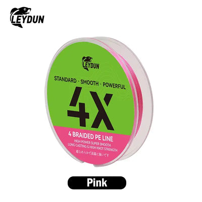 LEYDUN Thinner Fishing Lines 4 Strands Braided Multifilament PE 100m 150m Smooth Anti-Bite Woven Thread Accessories Fishing Wire -  - Cast N Go
