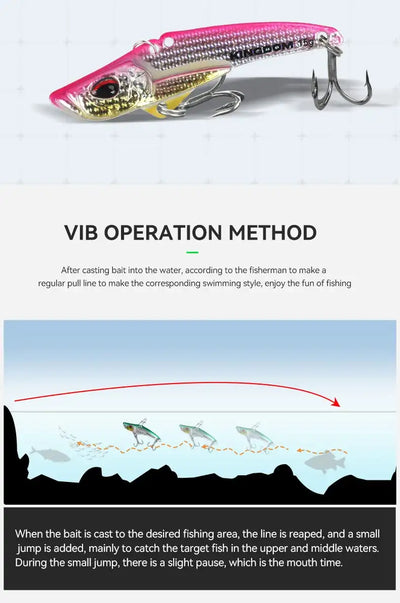 Kingdom 4008 Metal VIB Fishing Lure | 7.5g 11g 15g 19g