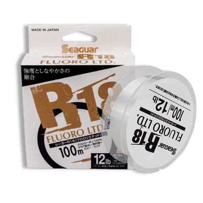 Seaguar R18 Fluoro Limited Fluorocarbon 100m – Leader & Light Main Line | Size #0.8 to #6 | Made in Japan