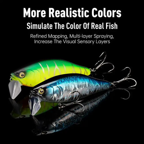 LEYDUN Hot JACK Minnow Fishing Lures 107.7mm 30g Floating Swimming High Quality Hard Baits Noise System Wobblers For Bass Pike -  - Cast N Go