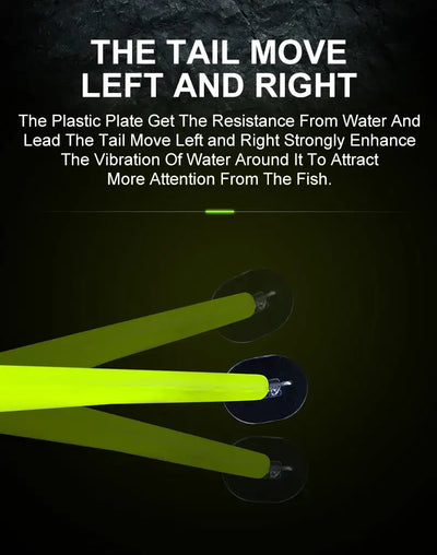 Soft swimbait lure tail plate design for side-to-side vibration