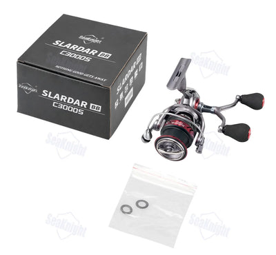 SeaKnight SLARDAR BB Spinning Reel – Dual Handle | 9+1BB | 8kg Drag | 3000 | Squid & Saltwater