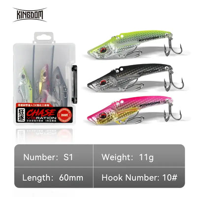 Kingdom 4008 Metal VIB Fishing Lure | 7.5g 11g 15g 19g