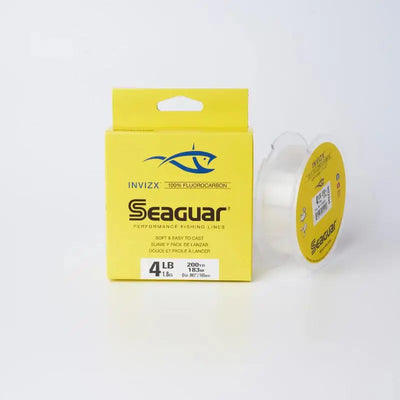 Seaguar InvizX Fluorocarbon Main Line 183m – 4lb to 25lb | Spinning & Baitcast | Made in Japan