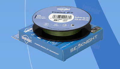 SeaKnight MegaGame M8 8-Strand Braid – Spectra Fibre | F+ Coating | 22–100lb | Low-Vis Green | 150m