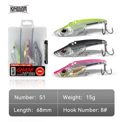 Kingdom 4008 Metal VIB Fishing Lure | 7.5g 11g 15g 19g
