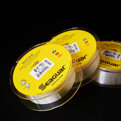 Seaguar InvizX Fluorocarbon Main Line 183m – 4lb to 25lb | Spinning & Baitcast | Made in Japan