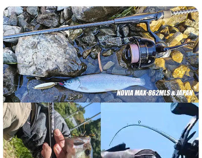 Purelure NDVIA MAX Ajing & Eging Rod – Tubular Tip | Spinning & Casting | 6'0" to 8'6"