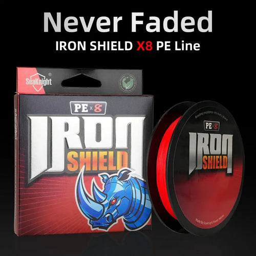 SeaKnight Brand IRON SHIELD Series Never Faded X8 PE Line 300M 150M Double-Layered Coating Multifilament PE Line 17-50LB -  - Cast N Go