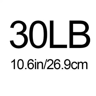 Fishing leader size label: 30LB, 10.6in/26.9cm length