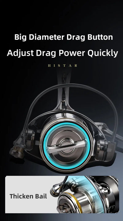 HISTAR X6 Spinning Fishing Reel | 800–2500