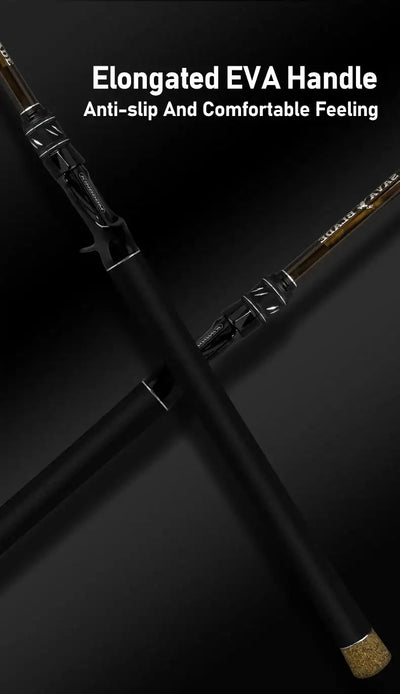 Kingdom Sava Blade Casting Fishing Rod | 2-Piece 30T Carbon