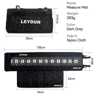 LEYDUN 125cm Fish Measure Mat Fishing Tools Comes with measuring ruler And Padded Kneeling Base Fishing Tackle Tool -  - Cast N Go