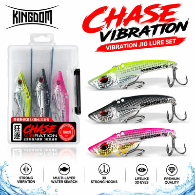 Kingdom 4008 Metal VIB Fishing Lure | 7.5g 11g 15g 19g