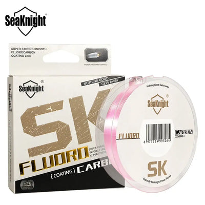 SeaKnight Brand SK Series fishing line 100M/50M 100% Fluorocarbon Coating Fishing Line Fast Sinking Line Stronger 3-100LB -  - Cast N Go