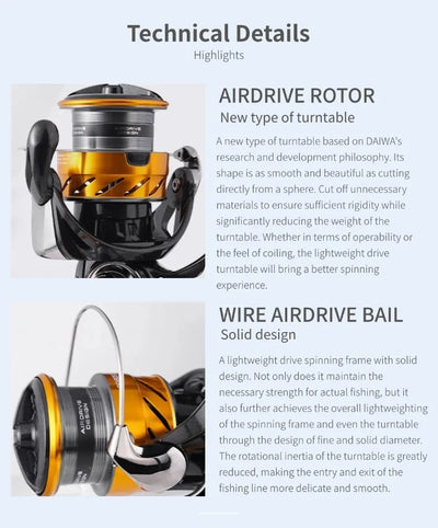Daiwa Revros CS LT Spinning Reel (2024) – LT Platform | Size 1000 to 6000 | Freshwater Inshore