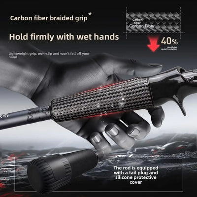 HISTAR Black Great Sage Carbon Fishing Rod | 1.91–2.10m