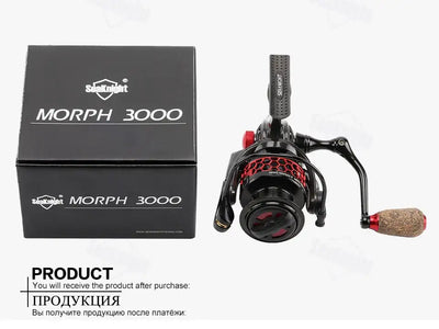 SeaKnight Brand MORPH2000 Spinning Reel 5.2:1 8KG Drag Power Fishing Reel C60 Carbon Fiber Spinning Wheel for Carp Fishing 2000 -  - Cast N Go
