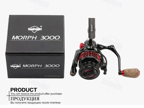 SeaKnight Brand MORPH2000 Spinning Reel 5.2:1 8KG Drag Power Fishing Reel C60 Carbon Fiber Spinning Wheel for Carp Fishing 2000 -  - Cast N Go
