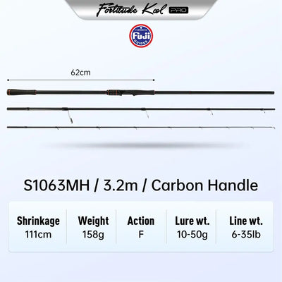 Kingdom Fortitude Keel Pro Carbon Fishing Rod