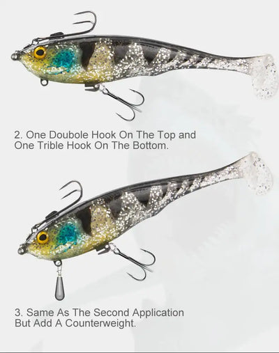 Kingdom Tsunami 170mm 55g Sinking Soft Bait Lure