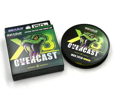 SEASIR Overcast X8 PE Fishing Line 8 Braided Multifilament Japan Quality 100M-300M 15-50LB  Main Line For Big Fish Power Line -  - Cast N Go