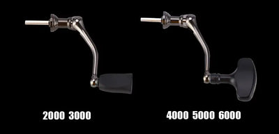 Two black and silver seaknight archer2 spinning reels 2000–3000 and 4000–6000 with cnc aluminum spools and ergonomic handles