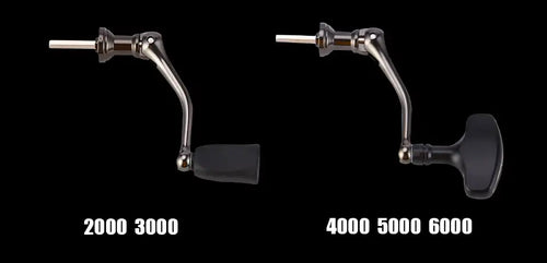 Two black and silver seaknight archer2 spinning reels 2000–3000 and 4000–6000 with cnc aluminum spools and ergonomic handles