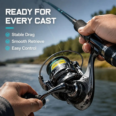 HISTAR Vector Shallow-Spool Spinning Fishing Reel